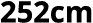 252cm 