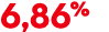 6,86%