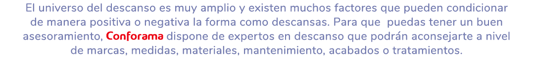 El universo del descanso es muy amplio y existen muchos factores que pueden condicionar de manera positiva o negativa...