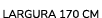 largura 170 cm