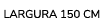 largura 150 cm