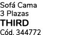 Sof Cama 3 Plazas THIRD C d. 344772