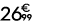 26 € 99