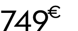 749 € 00