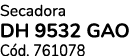 Secadora DH 9532 GAO C d. 761078