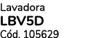 Lavadora LBV5D C d. 105629