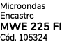 Microondas Encastre MWE 225 FI C d. 105324