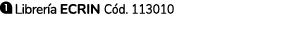 ￼ Librer a ECRIN C d. 113010