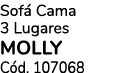Sof Cama 3 Lugares molly C d. 107068 