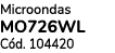 Microondas MO726WL C d. 104420