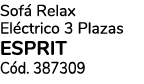 Sof Relax El ctrico 3 Plazas ESPRIT C d. 387309