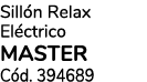 Sill n Relax El ctrico MASTER C d. 394689 