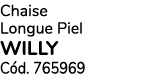 Chaise Longue Piel willy C d. 765969