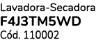 Lavadora Secadora F4J3TM5WD C d. 110002