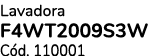 Lavadora F4WT2009S3W C d. 110001