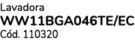 Lavadora WW11BGA046TE/EC C d. 110320