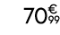 70€ 99