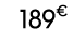 189€ 00
