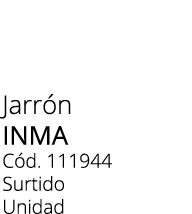 Jarr n Inma C d. 111944 Surtido Unidad