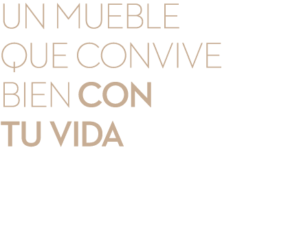UN MUEBLE QUE CONVIVE BIEN CON TU VIDA