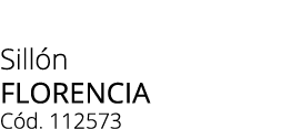Sill n Florencia C d. 112573