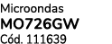 Microondas MO726GW C d. 111639