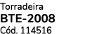 Torradeira Bte 2008 C d. 114516