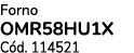 Forno OMR58HU1X C d. 114521