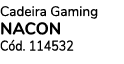 Cadeira Gaming NACON C d. 114532