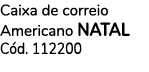Caixa de correio Americano natal C d. 112200