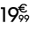 19 € 99