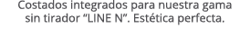 Costados integrados para nuestra gama sin tirador “LINE N”. Est tica perfecta.