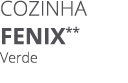 Cozinha fenix** Verde