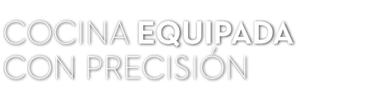 cocina equipada con precisi n