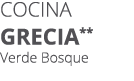 Cocina grecia** Verde Bosque