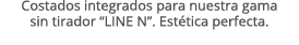 Costados integrados para nuestra gama sin tirador “LINE N”. Est tica perfecta.