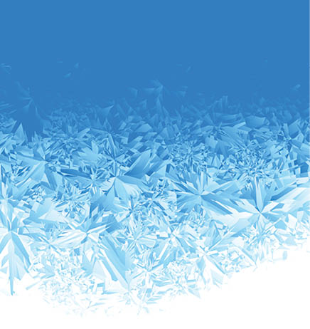 Winter blue ice frost background. Eps8. RGB Global colors. One editable gradient is used for easy recolor