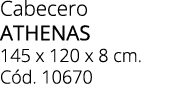 Cabecero ATHENAS 145 x 120 x 8 cm. C d. 10670 