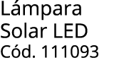 L mpara Solar LED C d. 111093
