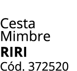 Cesta Mimbre RIRI C d. 372520