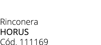 Rinconera Horus C d. 111169