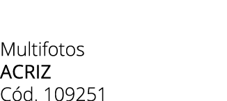 Multifotos acriz C d. 109251