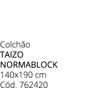 Colch o taizo normablock 140x190 cm C d. 762420