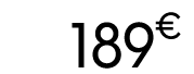 189 € 00