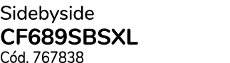 Sidebyside CF689SBSXL C d. 767838