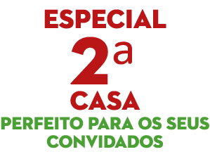 especial 2ª casa PERFEITO PARA OS SEUS CONVIDADOS