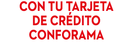 con tu tarjeta DE cr dito conforama