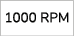 1000 rpm