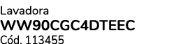 Lavadora WW90CGC4DTEEC C d. 113455
