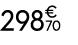 298€ 70